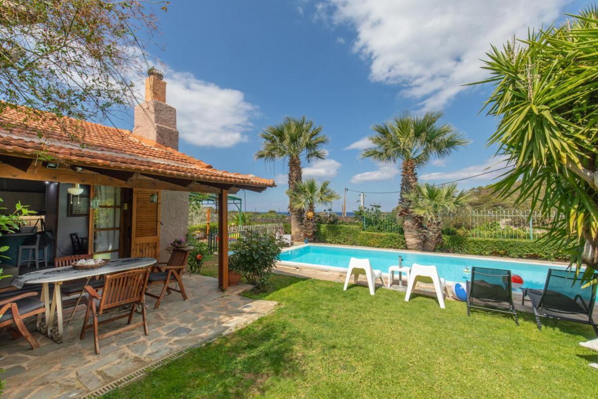Villa Iliachtida House Sounion Esterno foto