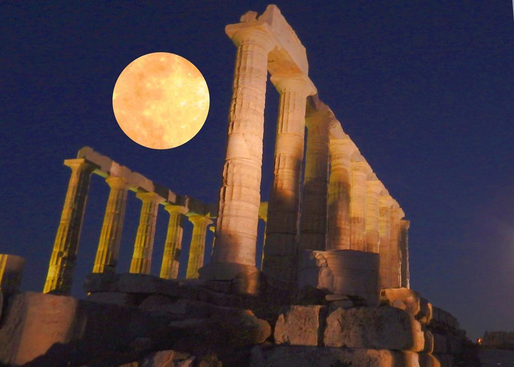 Villa Iliachtida House Sounion Esterno foto